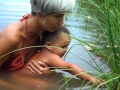 2014 nyara - Joó Violetta és Ividőke a tóban