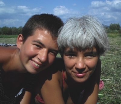 Joó Violetta és Kozma Medárda - 2014 nyara